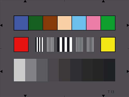 EBU通用测试卡|测试摄像机的彩色和中性灰度及相