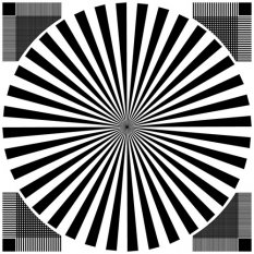 分辨率测试卡带网格西门子之星